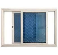 American Style Pure White Aluminum Window Blue Tilt Glass Sliding Glass  Windows