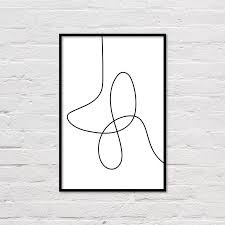 Black And White Line Art Abstract Abstract Line Art Black And White Wall Art Minimalist Print Etsy In 2020 Abstract Line Art White Wall Art Abstract Art Prints