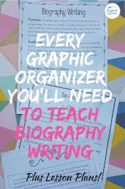 Biography Writing Distance Learning Graphic Organizers Middle School Writing Writing Anchor Charts