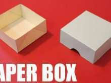 How to make a box from a single sheet of card. 56 Best Make A Box Out Of Card Template Templates For Make A Box Out Of Card Template Cards Design Templates