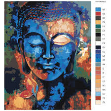 Unsere professionellen designer werden sie mit einer bedruckten leinwand set ausstatten. Malen Nach Zahlen Buddha 40x50cm Kaufland De