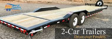 20′ tiltbed car hauler trailer rental. 2 Car Trailer Rental Big Trailer Rentals