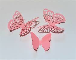 Baby Pink Butterfly 3d Butterfly Wall Decor 3d Butterfly Wall Art Butterfly Wall Stickers 3d Butterfly Wall Art 3d Butterfly Wall Decor Butterfly Wall Decor