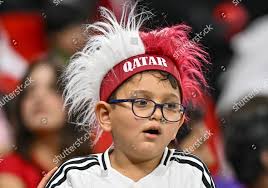 Fan Qatar Cheers Their Team Before Editorial Stock Photo