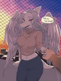 284699 - safe, artist:sskomu, anon (snoot game), fang (goodbye volcano  high), oc, pteranodon, pterosaur, reptile, anthro, goodbye volcano high, snoot  game, 2021, belly button, bottomwear, breasts, clothes, commission,  detailed background, digital art,