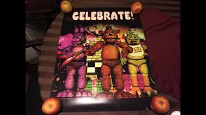 It usually is a poster of normal freddy with a microphone saying celebrate! keep hanging from that camera to another one until that poster changes to a close up of golden freddy's face. Five Nights At Freddy S Celebrate Poster Youtube