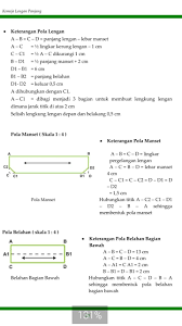 Macam macam pola lengan dan cara membuatnya. Pola Manset Kemeja Pola Lengan Pembuatan Pola Pola Jahitan