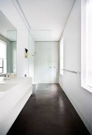 Dark Brown Polished Concrete Floors Google Search Bathroom Concrete Floor Concrete Bathroom Polished Concrete