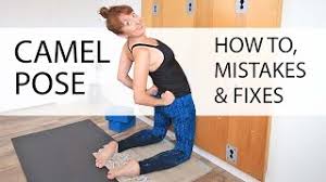 This free beginner video tutorial will teach you the proper alignment and technique to. How To Do Camel Pose For Beginners Ustrasana Modifications Common Mistakes And Fixes Youtube