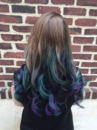 Purple And Teal Ombre Using Pravana Vivids Hair Purple Ombre Hair Teal Hair