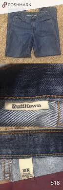 Ruff Hewn Jeans Size 18r 10 Euc Straight Leg Jeans Size Tag