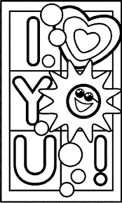The spruce / wenjia tang take a break and have some fun with this collection of free, printable co. I Love You Coloring Page Crayola Com