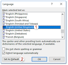 Mar 21, 2014 10 us versus united states. How To Set Default Proofing Spelling Language In Outlook