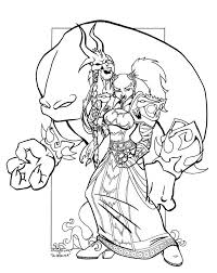 World Of Warcraft Orc Coloring Pages Malvorlagen Vorlagen World Of Warcraft