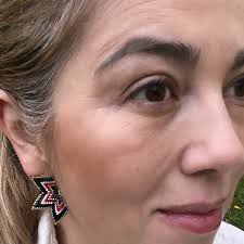 Miyuki Earrings, Beaded Earrings, Stars Earrings, Handmade Miyuki Earrings,  Colorful Earrings, Handmade Earrings, Fashionable Earrings