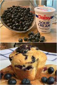 Perfect Blueberry Muffins Recipe In 2020 Muffin Recipes Blueberry Sour Cream Recipes Sour Cream Blueberry Muffins