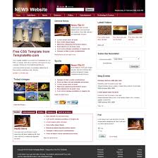 We have minimalist html templates too. Free Template 051 News