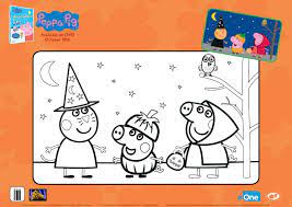 Train motor skills imagination, and patience of children, develop motor skills. Free Printable Peppa Halloween Coloring Page Mama Likes This