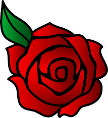 Red Roses Transparent Png High Clip Art Library Cartoon Rose Rose Embroidery Designs Clip Art Library