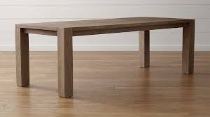Big Sur Smoke 90 5 Dining Table Crate And Barrel Dining Table Oak Dining Table Metal Dining Chairs