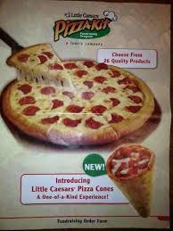 Little Caesar S Pizza Kits And Something Called A Pizza Cone Omg Smh Bliss Pizza Cones Treat Cones New Pizza