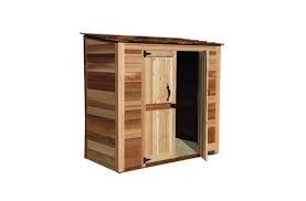 The mcombo tall garden storage shed is made of fir wood and measures 63 inches tall. 10 Easy Pieces Wooden Garden Shed Kits Gardenista