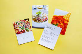 When you design your greeting cards, you have control over the look and sentiment so that your card delivers just the right message. Recipe Cards With Photos Enjoy Paper With Print Recipes Gallery