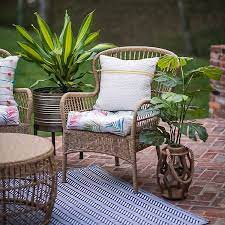 Natural Wicker Outdoor Chair From Kirkland S Outdoor Wicker Chairs Outdoor Chairs Wicker