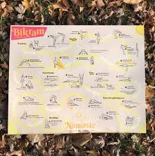 Bikram Hot Yoga Poster 26 2 Bikram Yoga Poses Custom Yoga Illustrations Poster 20 X 16