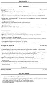 business instructor resume sample
