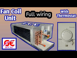 So the thermostat you're considering should support the wiring required for a heat pump. Fan Coil Unit Full Wiring With Thermostat In Urdu Hindi Youtube