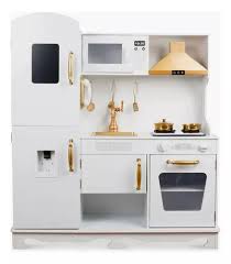 Cocina Infantil De Madera Dominga Blanco Form