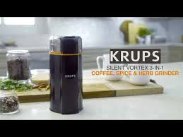 Krups et351 coffee maker with thermal carafe. Krups Silent Vortex 3 In 1 Coffee Spice And Herb Grinder Competitor Comparison Youtube