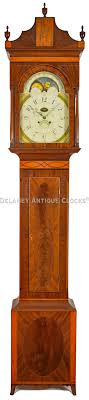 Peter Gift Jr. Clockmaker working in Kutztown, Pennsylvania. An inlaid  mahogany case tall clock of superb