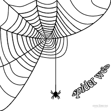 Learn why and how spiders build webs. Printable Spider Web Coloring Pages For Kids