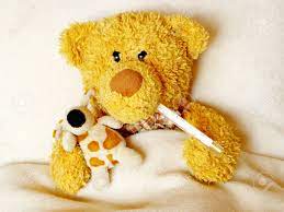 It only took two day and he tagged out. Ill Teddy Has Fever Stock Photo Picture And Royalty Free Image Image 85434623