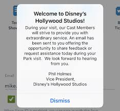 My Disney Experience App Requesting Guest Feedback On Disney S Hollywood Studios