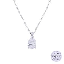 925 Ayar Gumus Swarovski Tasli Damla Model Kolye 249 90 Tl Yerine Sadece 149 90 Tl 1 4 9 9 0 Ucretsiz Kargo Stok Kod Swarovski Silver Necklace