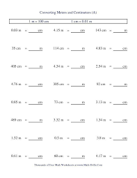 Meters And Centimeters1 Measurement Worksheets Converting Metric Units Metric Conversions