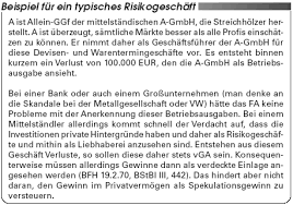 Kg läuft in der regel zweistufig ab. Kapitalgesellschaften Risikogeschafte Des Gesellschafter Geschaftsfuhrers Einer Gmbh