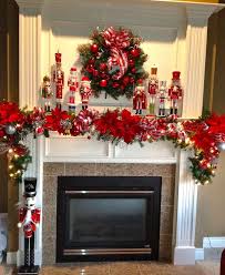 Nutcracker Christmas Mantle Christmas Mantel Decorations Christmas Mantle Decor Christmas Fireplace Decor