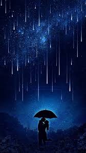 Love Under The Meteor Shower Meteor Shower Art Astronomy