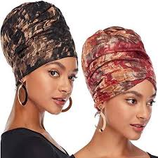 Like the gorgeous hairstyles, the head wrappers are treated as a magnificent element of covering and decorating the black women's. Head Wraps For Women Tie Dye Head Scarf For Black Women Hair Wraps F Ninthavenue Europe