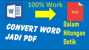 Pin Di Mengubah Word Ke Pdf Dalam Hitungan Detik