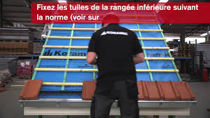Conseils De Mise En Oeuvre Koramic 1 Pose Des Tuiles Youtube