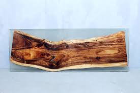 Wide and can seat 2 people comfortably, 4 at a squeeze. Table Top View Acacia And Clear Resin Table Top View Clear Resin Acacia Wood