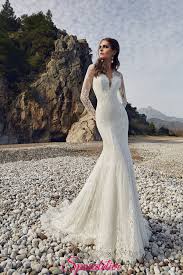 Abiti da sposa 2021 per la donna classica. Abiti Da Sposa A Sirena Vendita Online Economico Di Alta Qualita Ricamato In Pizzo Con Manichesposatelier