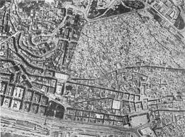 Aerial View From 1935 Showing The Juncture Of The Casbah On The Right And The French Quarters On The Left The Intersection Is M Aerial View Aerial Photo