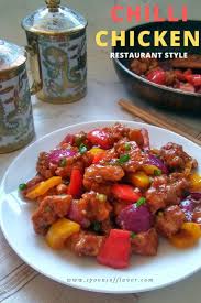Restaurant Style Chilli Chicken Recipe Chilli Chicken Spoons Of Flavor Recipe In 2020 Chilli Chicken Recipe Chicken Recipes Chilli Chicken