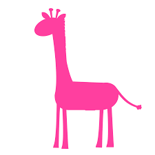 Download Outline Baby Giraffe Clipart
